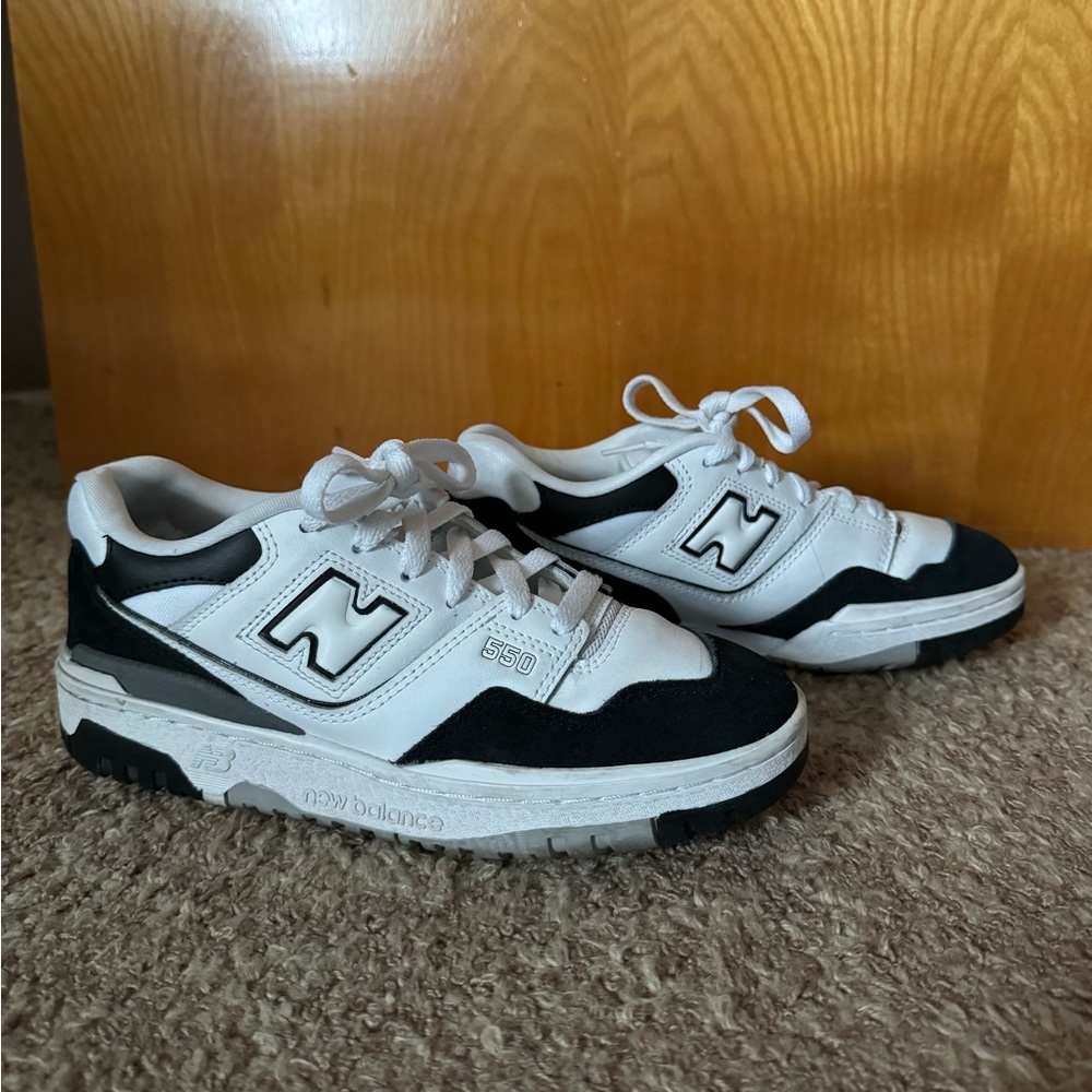 New Balance 550 Black and White